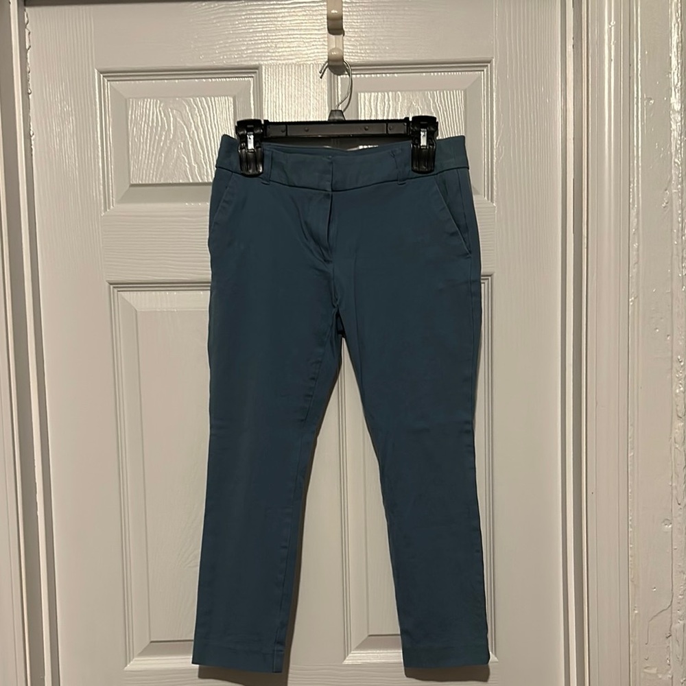 LOFT Blue Ankle Cropped Jeans